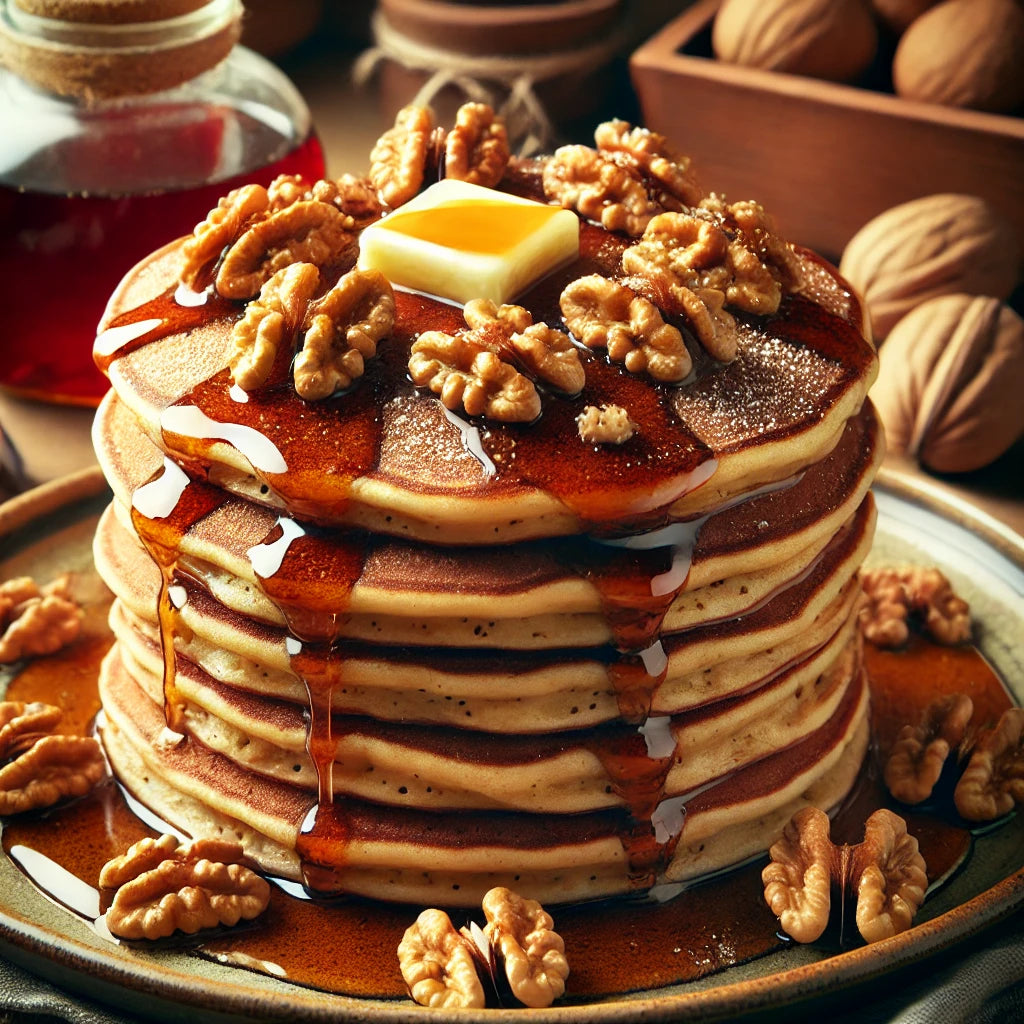 Maple Walnut Pancakes